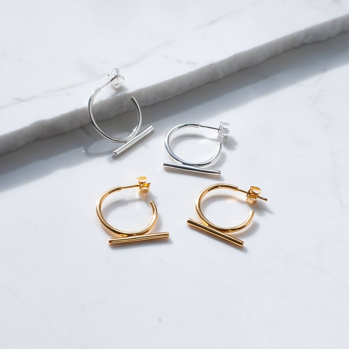 POLE HOOPS EARRINGS