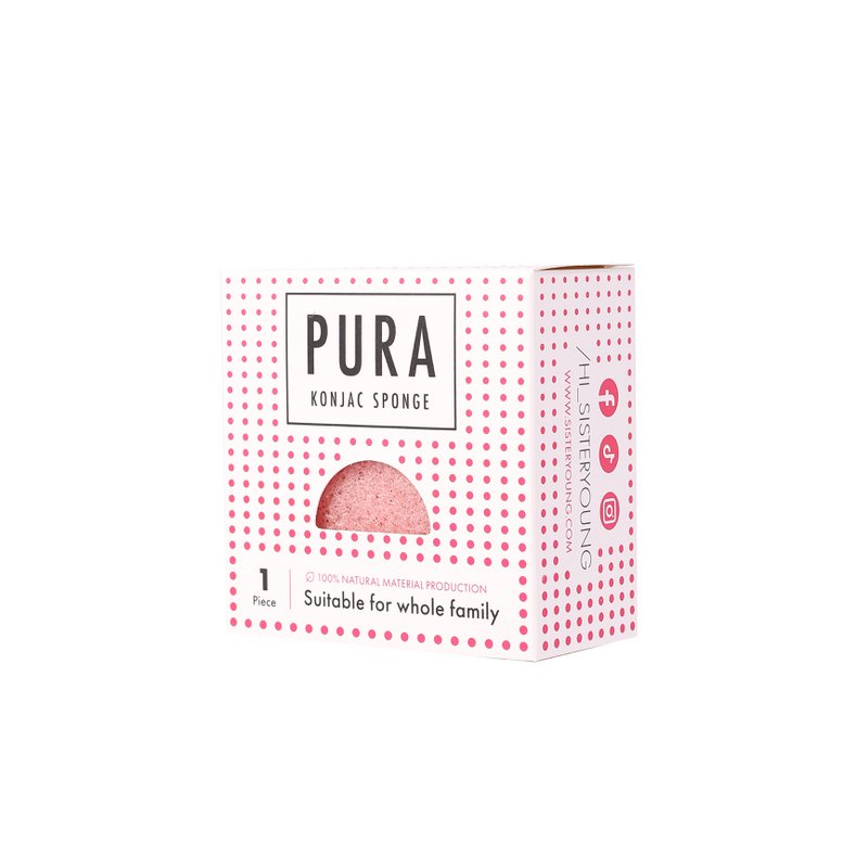 Sister Young l PURA – Natürlicher Konjac-Schwamm