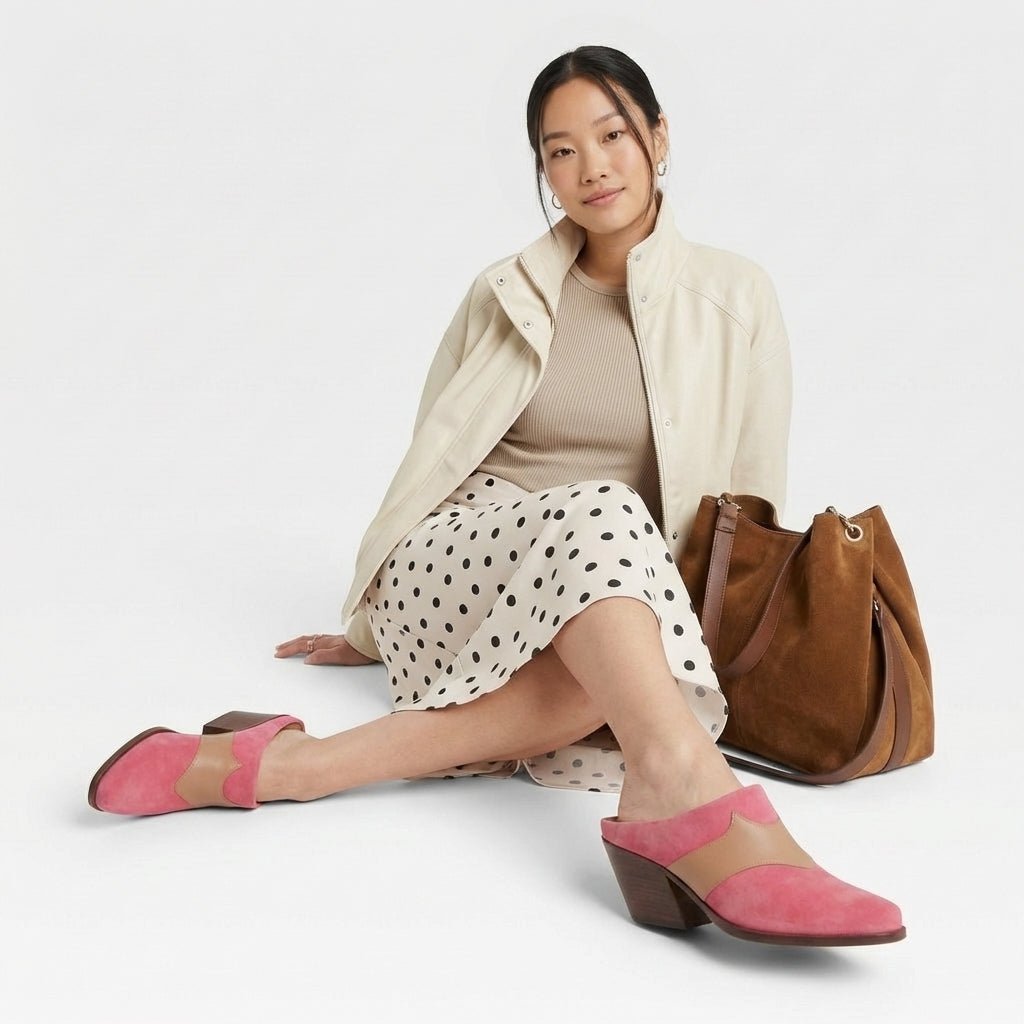 Mayomi Shell Pink Mules