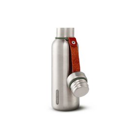 Izolowana butelka ze stali nierdzewnej BLACK + BLUM | Wodoodporny | 500 ml | Oliwka