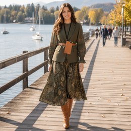 RB1087S | Brillen-/Smartphone-Halter mit Schultergurt, hergestellt in Italien aus echtem, glattem, mattem Leder. Cognac-Farbe