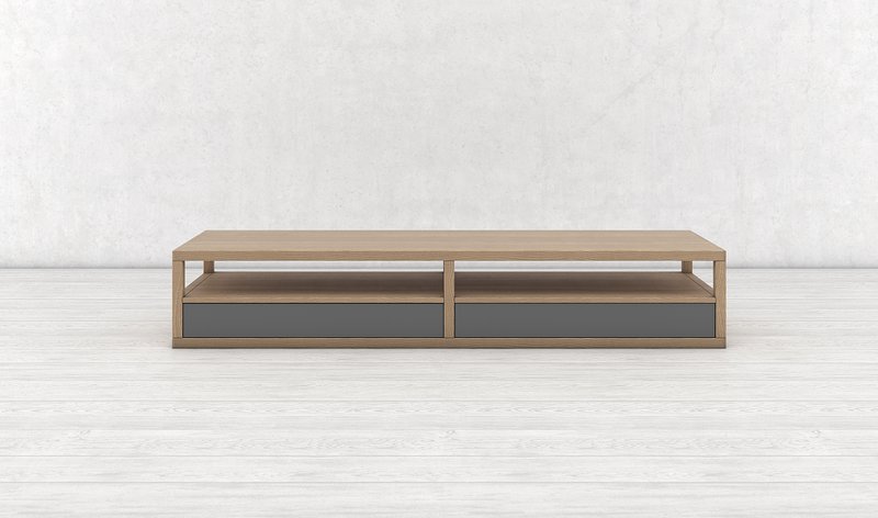 Minimalist tv table Sendai Large