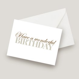 Card - Birthday - Script