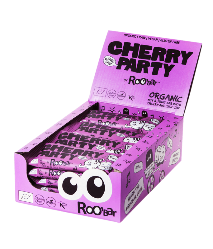 Cherry Party Bar, organic, Roobar, 30g