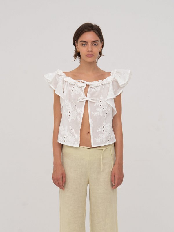 Lux witte top