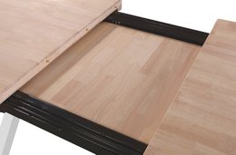 TAVOLO DA PRANZO ALLUNGABILE X-LOFT 140 - 180 - 220 x 90 CM ROVERE NORDISH / BIANCO. OK1374 (8472)