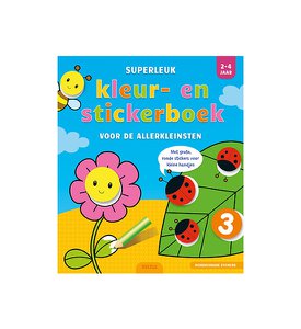 Superleuk kleur- en stickerboek (2-4jr)