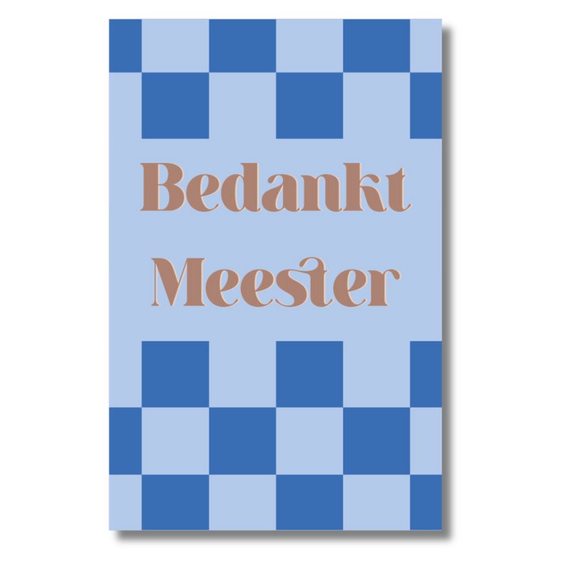 Kado Card 'Danke Master' Fenster
