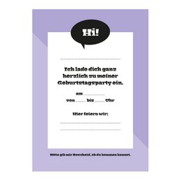 Zaproszenia urodziny dla dzieci (niemiecki) Śliczne potwory