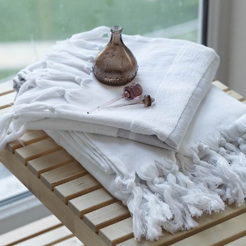 Luna Cotton Hammam Hand Towel