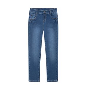 Skinny meisjesjeans van blauw denim