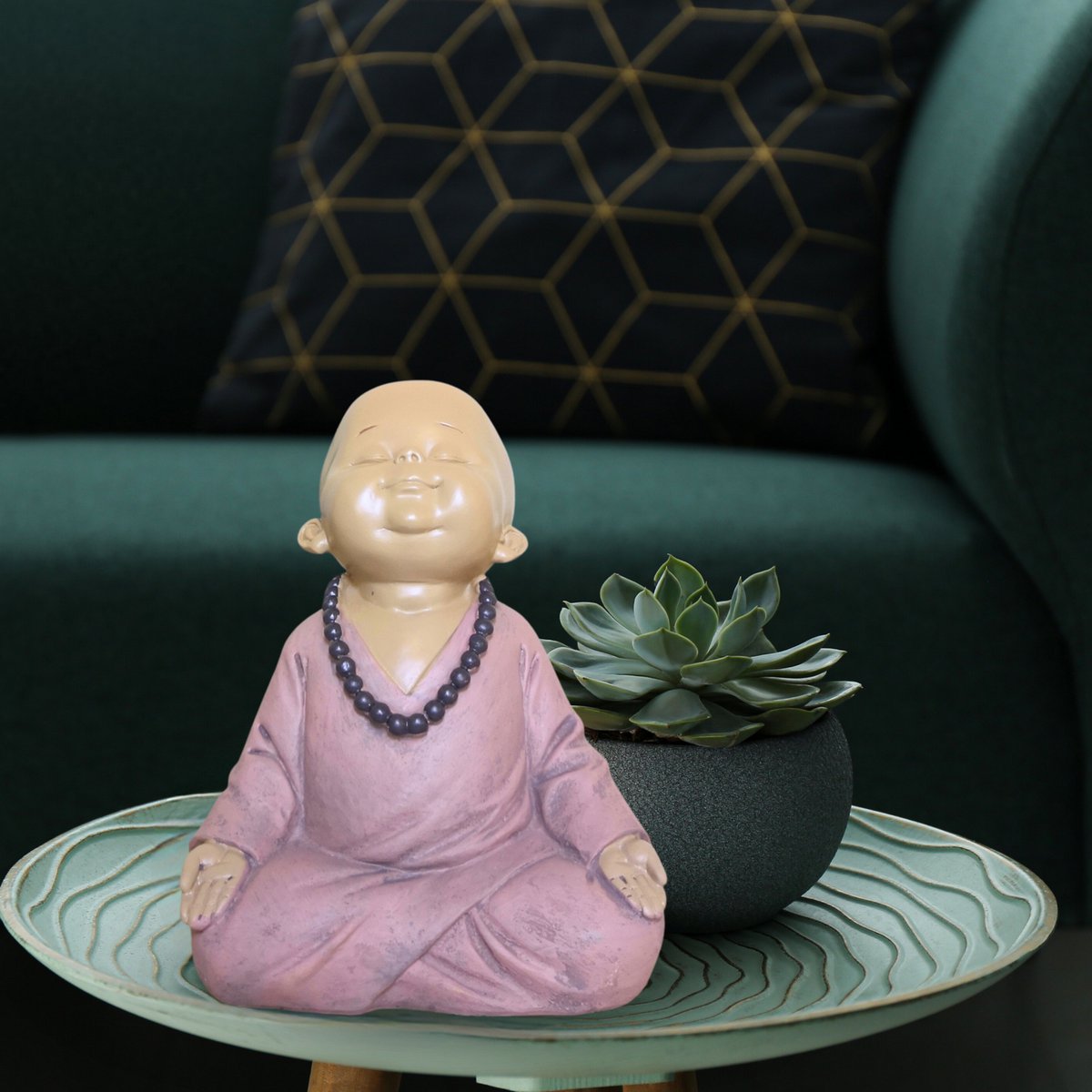 Baby Buddha SB2 Statuette – Zen und Feng Shui Dekoration – um eine entspannende Atmosphäre zu schaffen – glückliche Geschenkidee