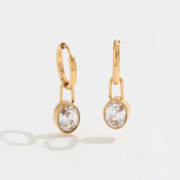 Algren - Huggie Earrings with Charms
