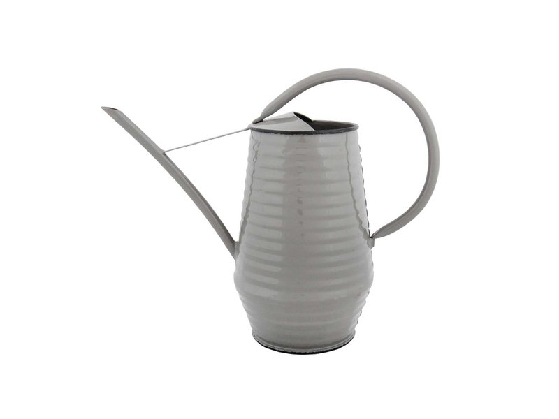 Annaffiatoio per fiori - Zinco - 1 litro - Verde - Grigio - Bianco