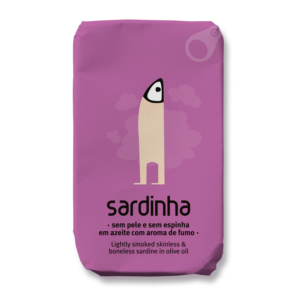 Lightly smoked Skinless boneless sardine in olive oil
