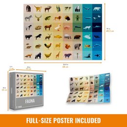 Puzzle Faune (1000 pièces)
