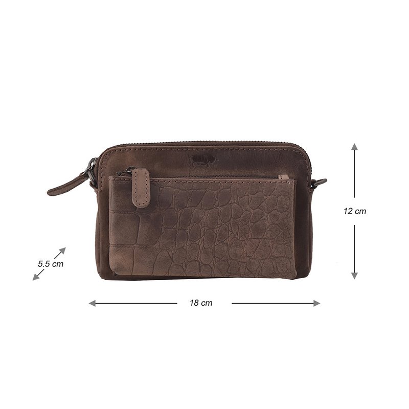 Ladies Bag – Croco Cody Minibag – Crossbody bag – Crossbodybag – Small Ladies Bag – 3 Colors – Wallet Bag