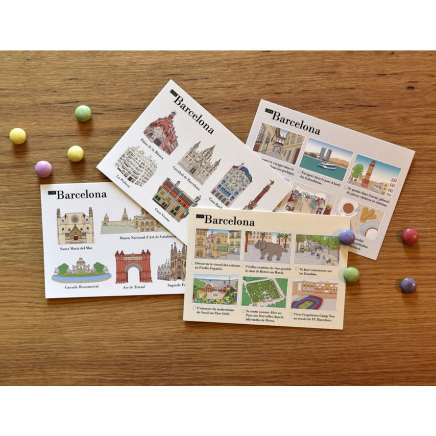 Postales Ilustradas Barcelona