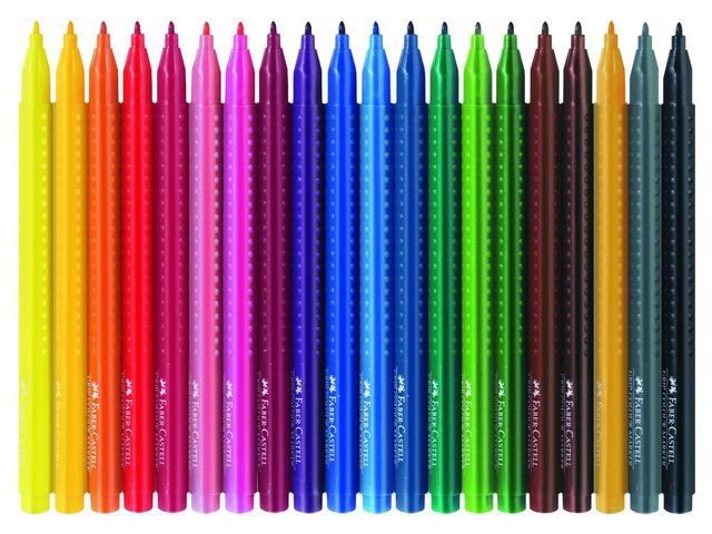 Viltstift FC Grip Color etui a 20st.