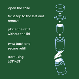 Deodorant refill - be active (x8)