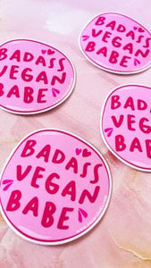 Sticker - Badass Vegan Babe