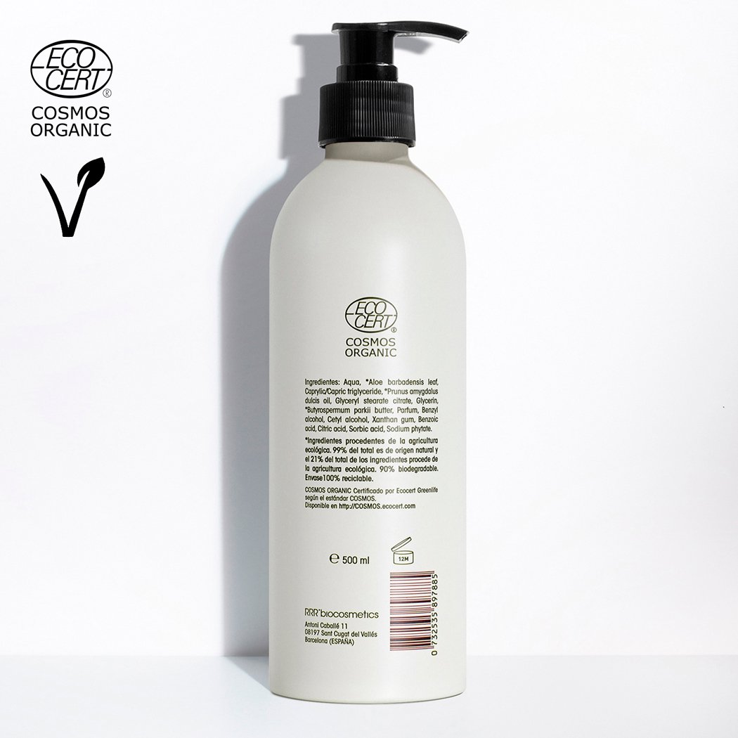 Lozione per il corpo ecologica 500 ml con dosaggio