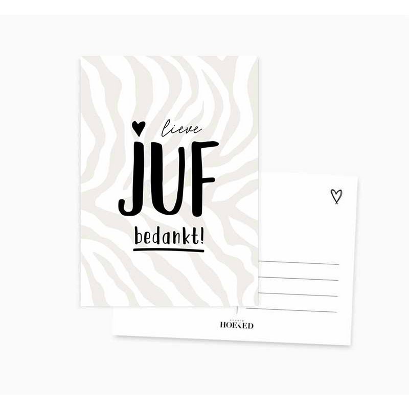 Ansichtkaart || Juf bedankt!