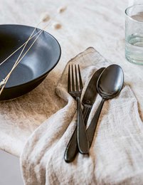 Set/18 Cutlery Matt Black