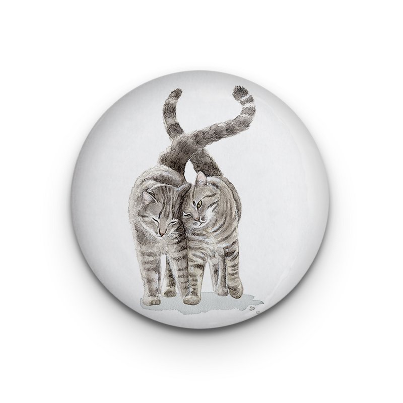 Dekorativ magnet Cuddling Cats