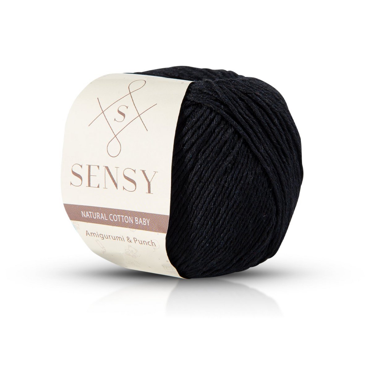 Sensy Premium Natural Baby Cotton 100% filato di cotone morbido per lavoro a maglia e uncinetto Amigurumi