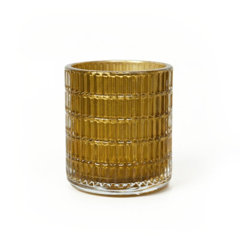 Fyrfadsstage - Lysestage - Guld