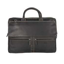 Arrigo Laptoptas 17 inch Cognac