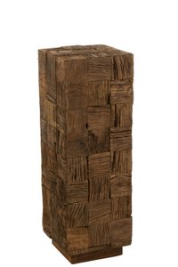 J-Line sokkel - hout - naturel - medium