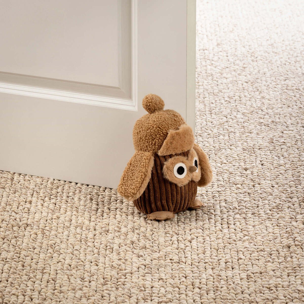 Textino JAGGER - Door stop 15x13x23 cm - Tobacco Brown - Brown