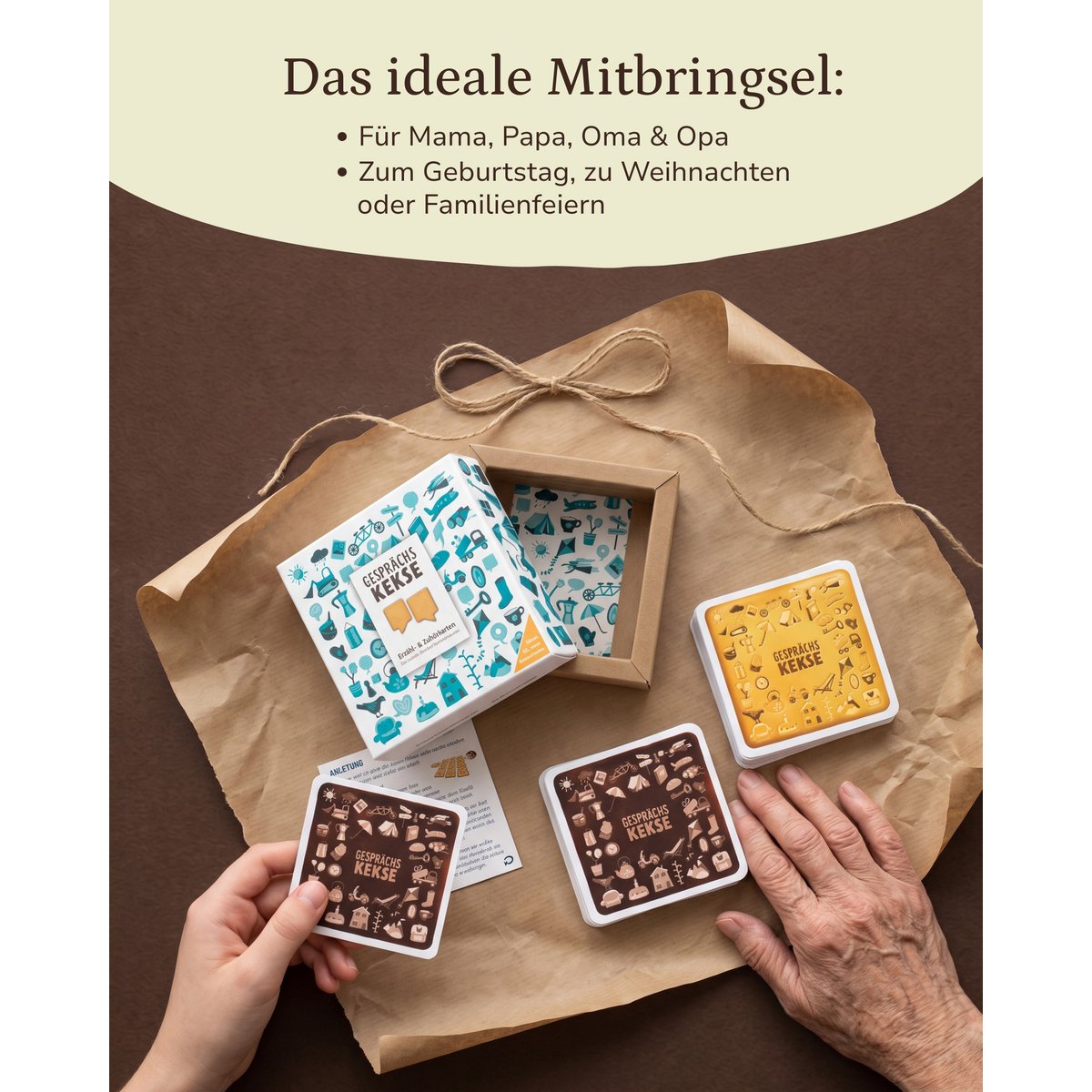 Cookies de conversation – Cartes de narration et d’écoute pour des moments divertissants en famille