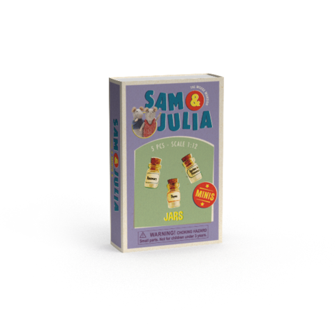 Minis - Jars (3 pcs) - schaal 1:12 - Sam & Julia - Het Muizenhuis