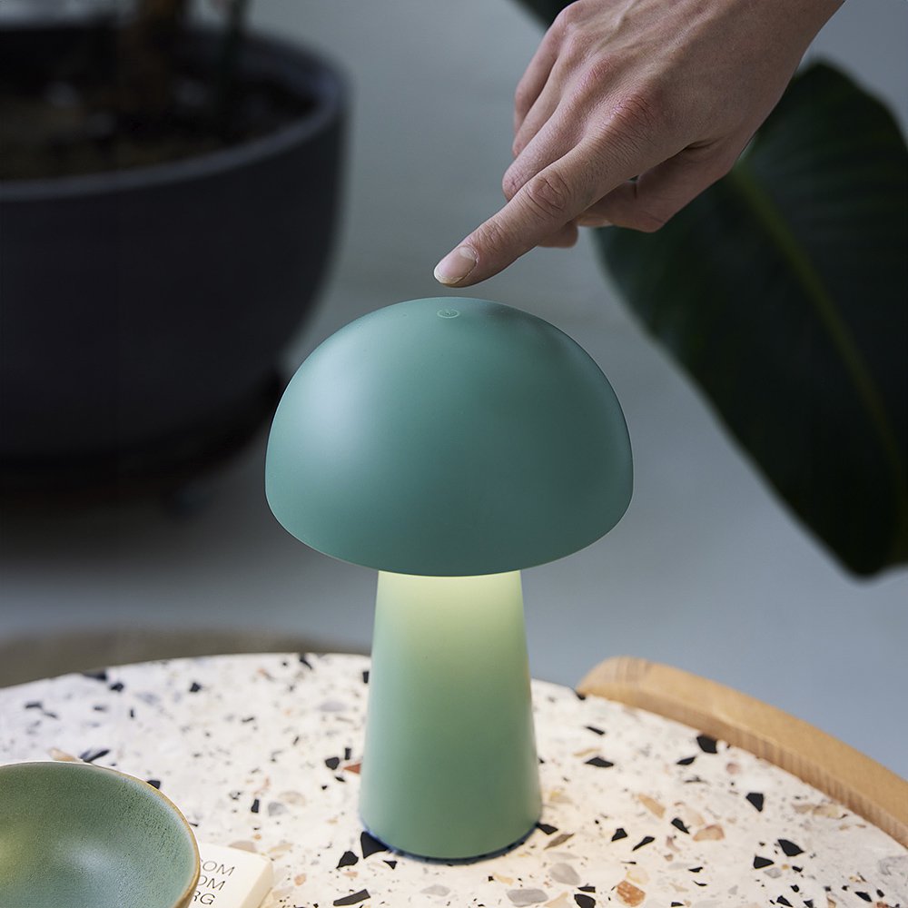 BORDLAMPE MOVE ME STØVET GRØN