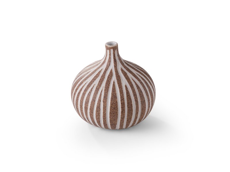 Congo Mini Vase - Brown Line