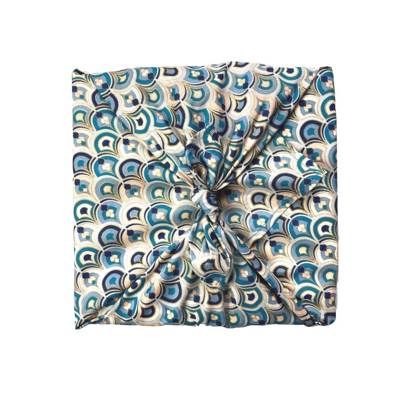Furoshiki 3-formaatbundel - enkelzijdig - Art Deco - FabRap