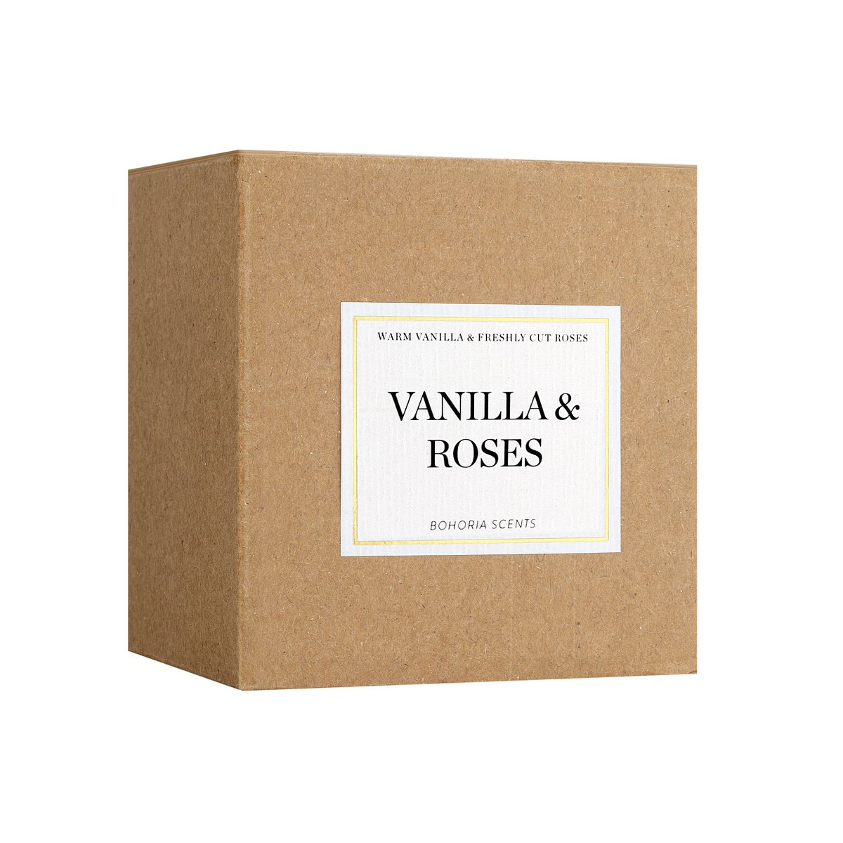 Vanilla & Roses Duftkerze 230g – Vanille & Rosen, Naturwachs, 50h