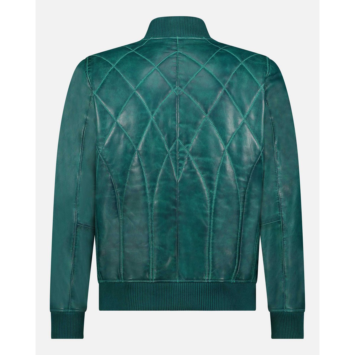 Edison │ gesteppte Lederbomberjacke