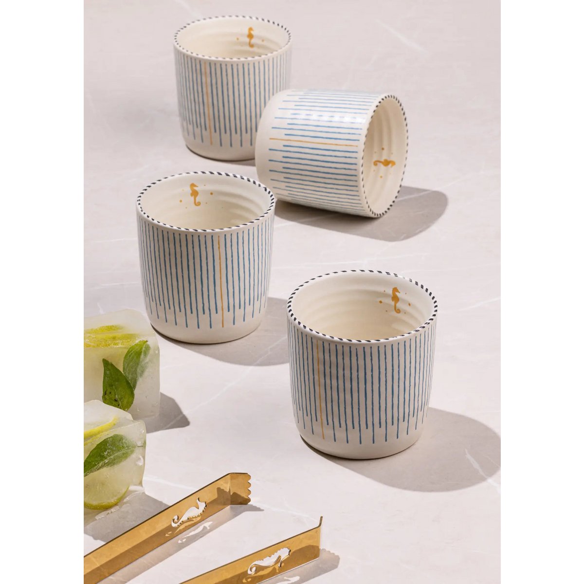 Szkło do picia | Mirissa Kubki Ceramiczne | Zestaw 2