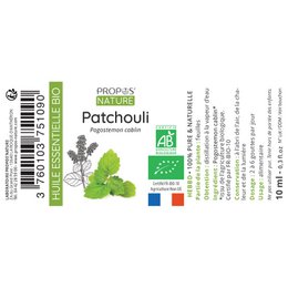 ØKOLOGISK PATCHOULI ÆTERISK OLIE 10ML