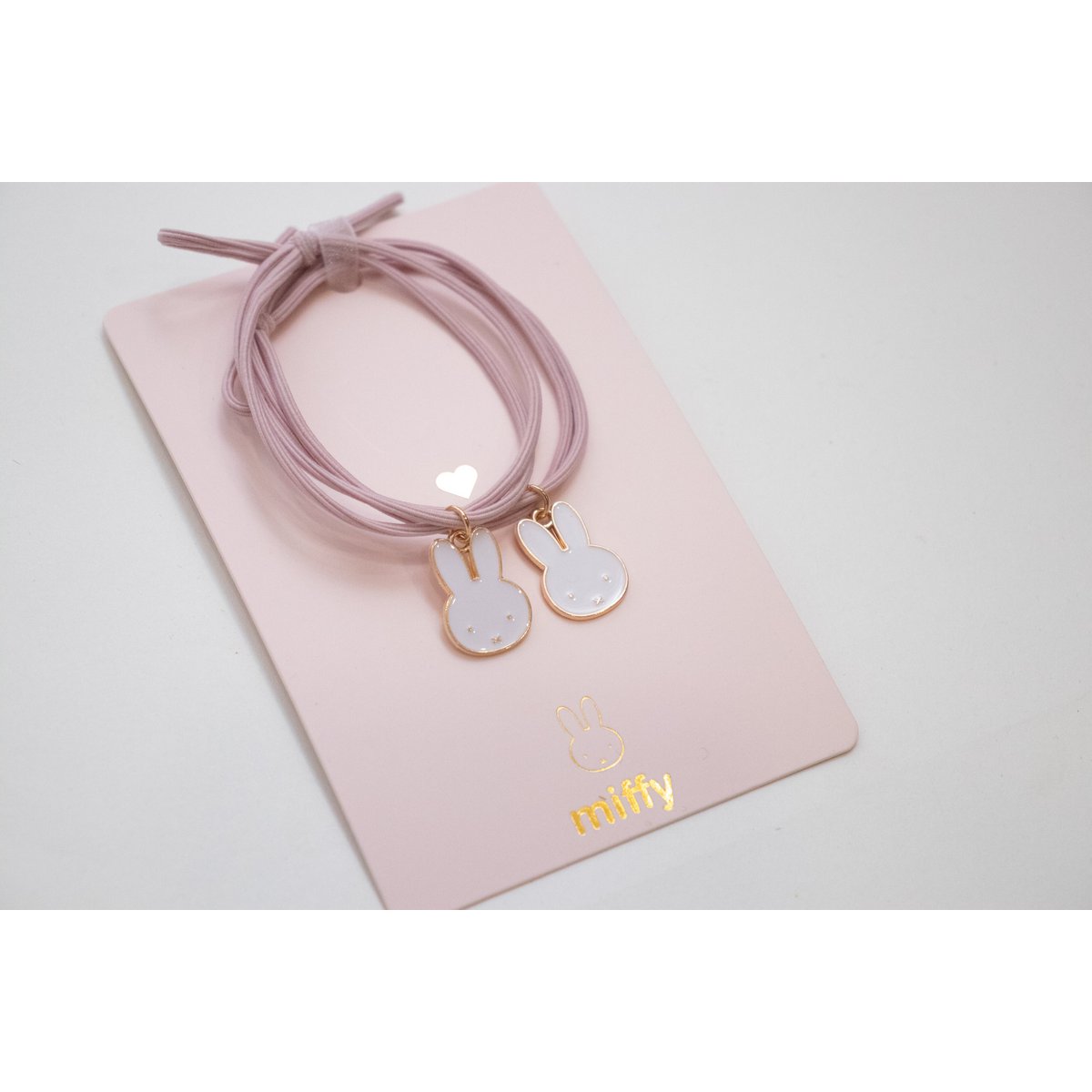 Duo af elastisk hår I armbånd til at dele Miffy