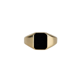 El poder de Onyx | Anillo de sello | Oro