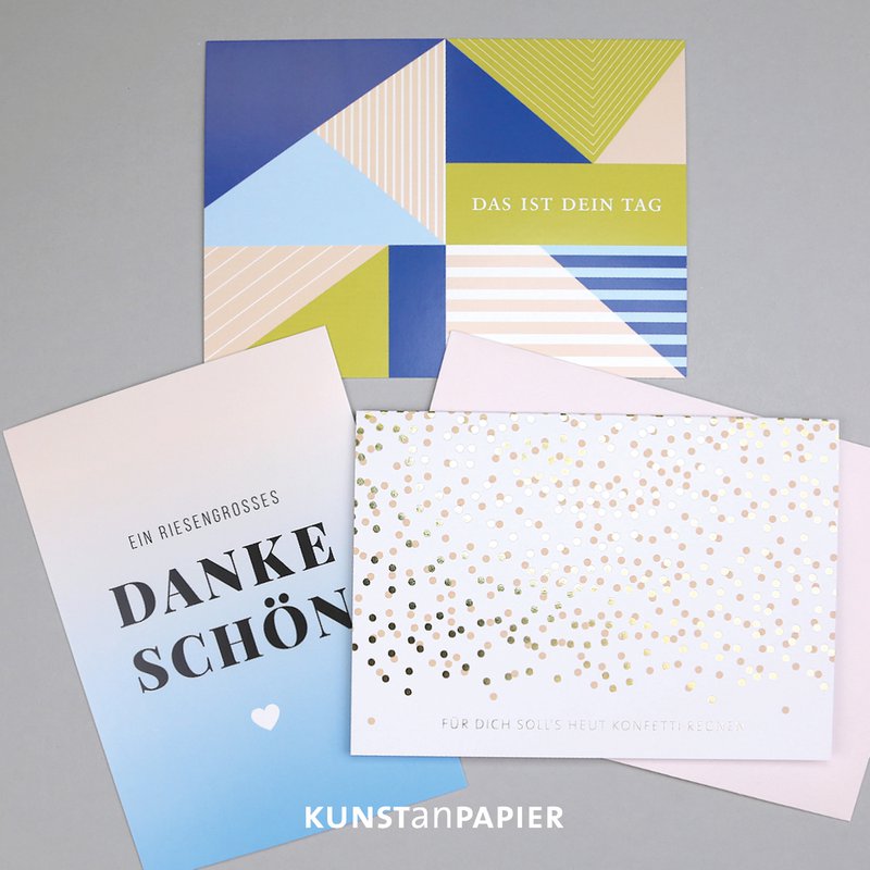 Glückwunschkarte Konfetti Konrad