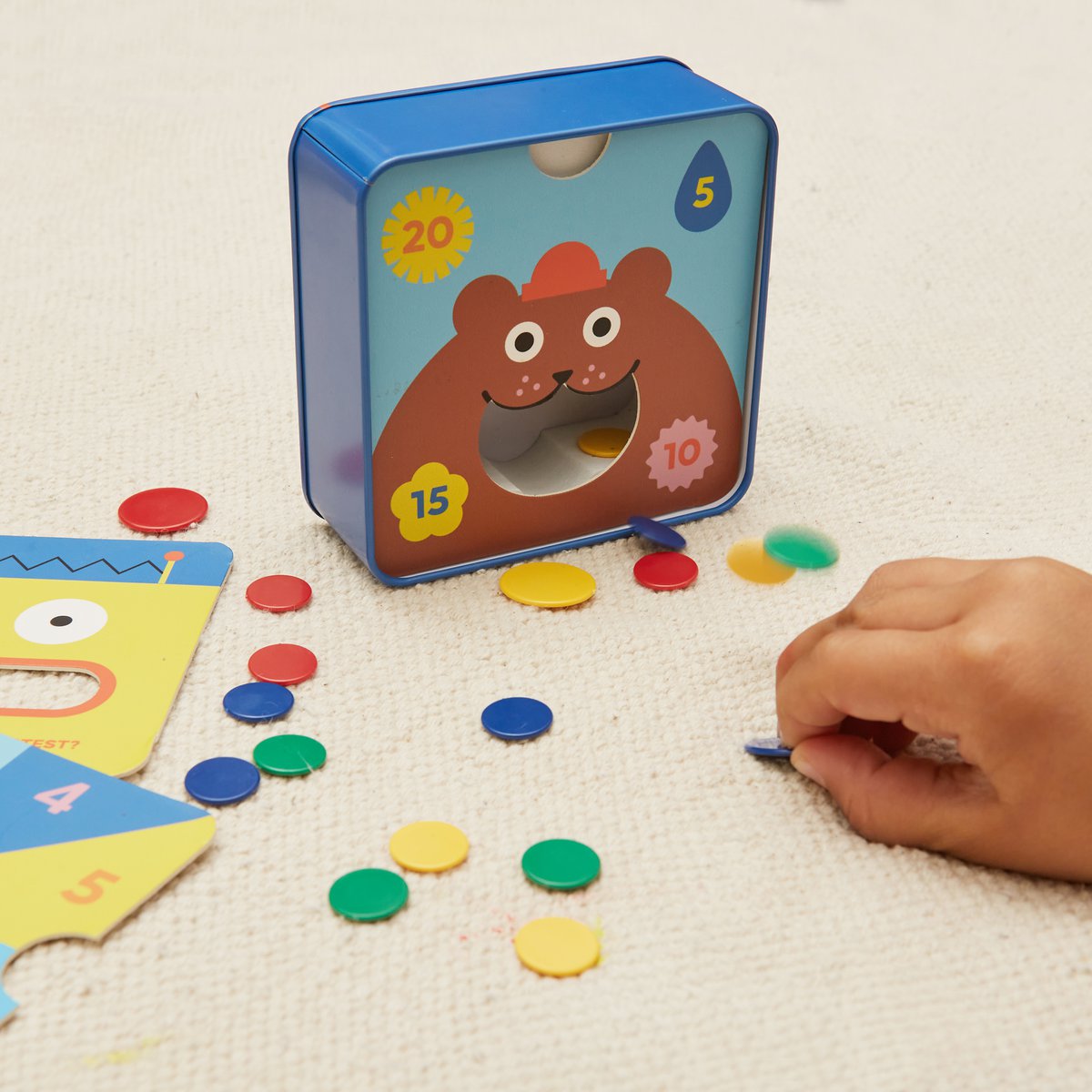 KIDOKI On The Go 3 in 1 Tiddlywinks Game