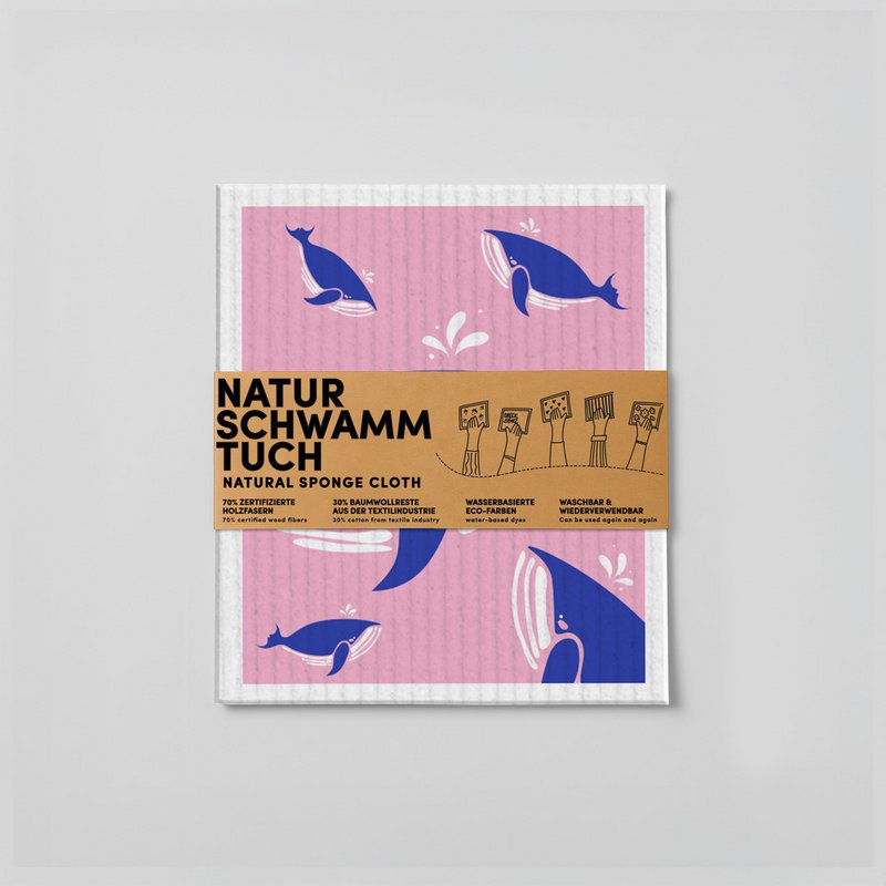 Schwammmtuch - Whale - nr. 11