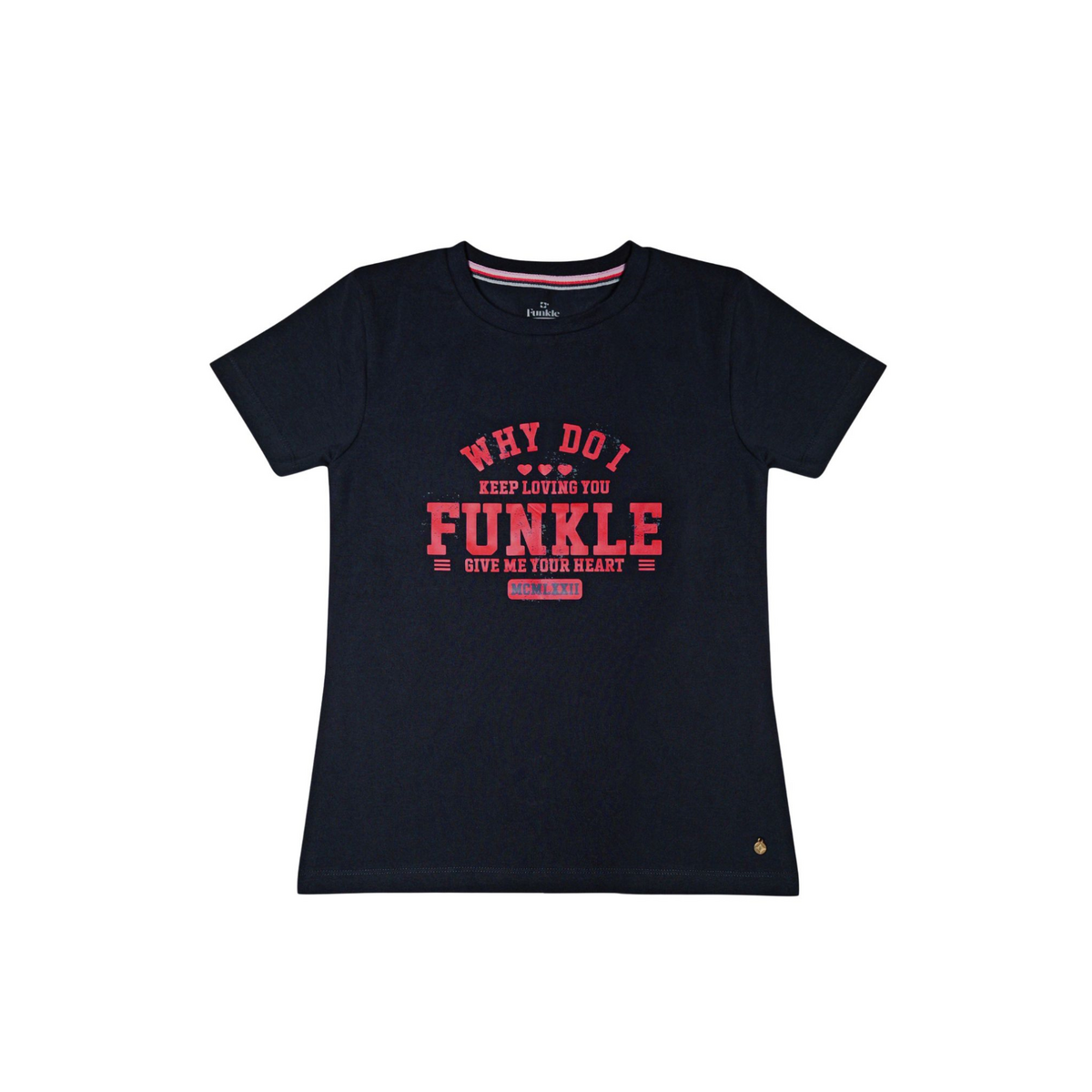 Hemd mit Funkle-Logo – Schwarzer Jersey