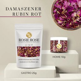 Damasco - Flores secas comestibles con aroma de rosa | B2B